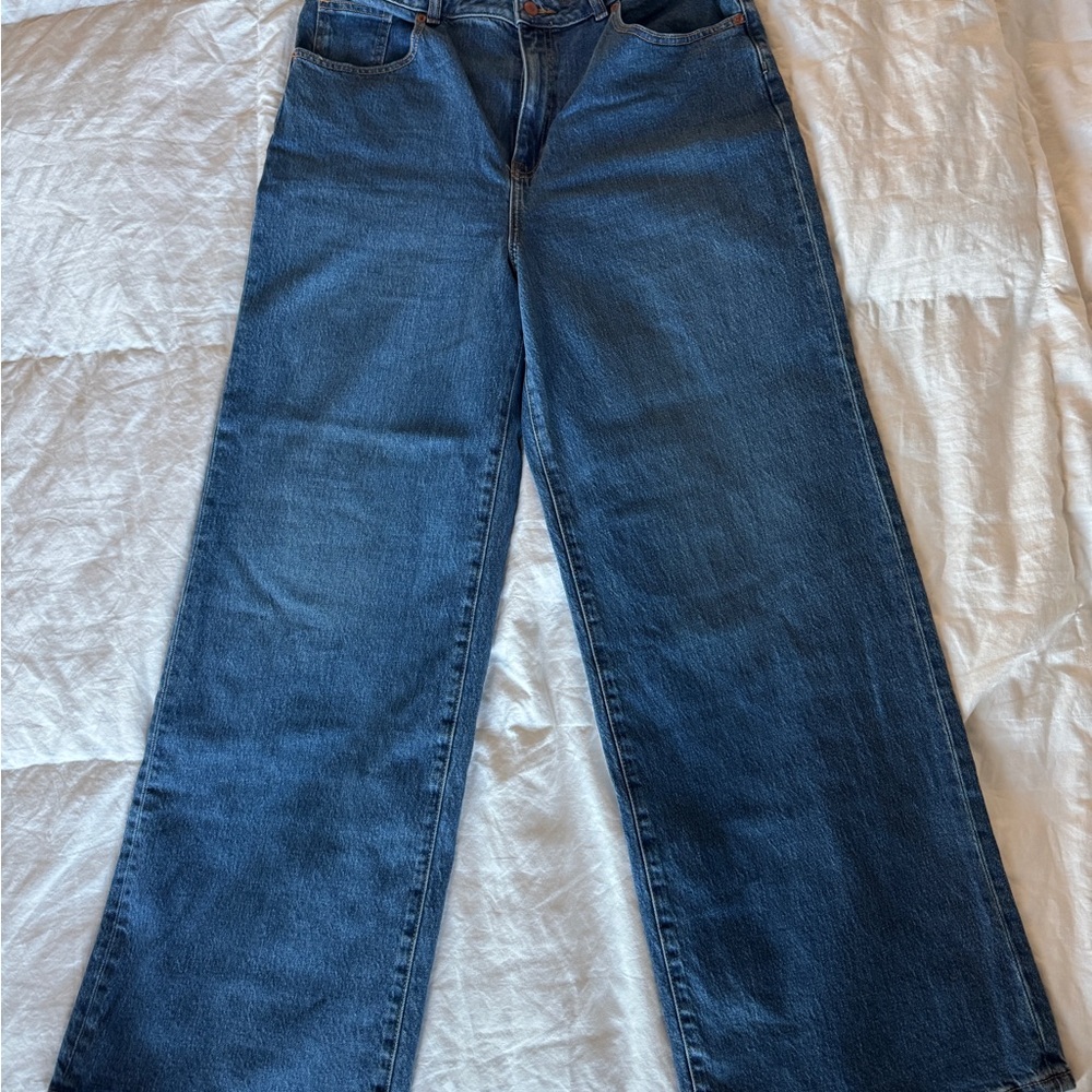 PINK Victoria's Secret Indigo Wide Leg Jeans
